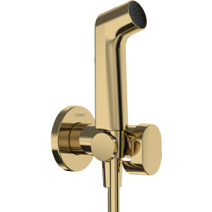 HANSGROHE słuchawka prysznicowa Bidette 1jet S EcoSmart z mieszaczem, uchwytem i wężem prysznicowym 125 cm złoty optyczny polerowany 29232990