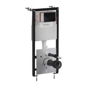 - OMNIRES SET: STRONGFRAME stelaż podtynkowy + MINIMAL przycisk spłukujący, czarny mat STFWC1M-RBLM - STFWC1M-RBLM - Łazienki Szydłowski
