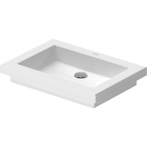 - DURAVIT 2nd Floor Umywalka  58x41,5 cm biały połysk z powłoką wondergliss 03175800291 - 03175800291 - Łazienki Szydłowski