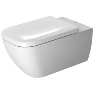 - DURAVIT Happy D.2 miska toaletowa wisząca 36,5x62 cm bez deski sedesowej biały połysk z powłoka wondergliss 25500900001 - 25500900001 - Łazienki Szydłowski