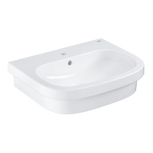 - GROHE-Euro Ceramic Umywalka nablatowa 60x48 cm biała z powłoką PureGuard 3933700H - 3933700H - Łazienki Szydłowski