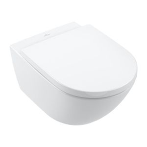 - Villeroy&Boch Subway 3.0 WC wiszące z deską 56 x 37cm, biały z powłoką ceramic plus 4670TSR1 - 4670TSR1 - Łazienki Szydłowski