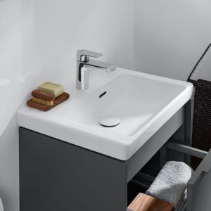- VILLEROY&BOCH Subway 3.0 Umywalka mała nieszlifowana 45 x 37 cm z przelewem biała 4370FK01 - 4370FK01 - Łazienki Szydłowski