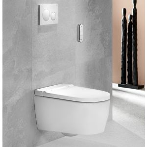 GEBERIT AquaClean Sela WC z funkcją higieny intymnej wisząca miska WC, biały mat 146222JT1 146.222.JT.1 od 
