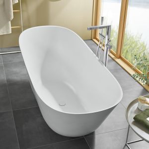  - Villeroy&Boch Theano Curved wanna owalna wolnostojąca 170x75 cm z SilentFlow biały połysk UBQ170ANH7F200TV01 - UBQ170ANH7F200TV-01 - Łazienki Szydłowski