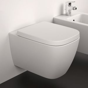 - Ideal Standard I.LIFE B miska WC wisząca z deską biały z powłoką T5217HY - T5217HY - Łazienki Szydłowski