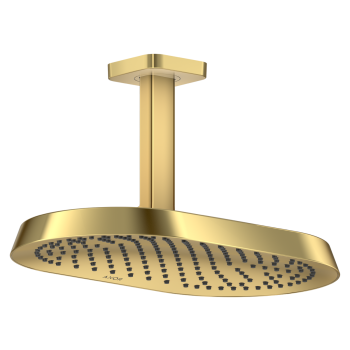  - AXOR ShowerSphere Deszczownica  370/220 1jet z przyłączem sufitowym złoty optyczny polerowany 39760990 - 39760990 - Łazienki Szydłowski