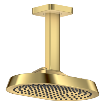  - AXOR ShowerSphere Deszczownica 250/160 1jet z przyłączem sufitowym złoty optyczny polerowany 39763990 - 39763990 - Łazienki Szydłowski