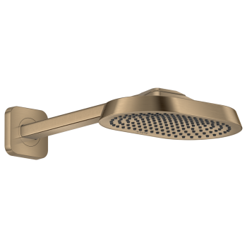 - AXOR ShowerSphere Deszczownica prysznicowa 25 x 16 cm 1jet EcoSmart+ z ramieniem prysznicowym brąz szczotkowany 39770140 - 39770140 - Łazienki Szydłowski