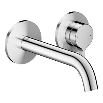  - AXOR One Jednouchwytowa bateria umywalkowa z wylewką 16 cm, ścienna, podtynkowa chrom 48170000 - 48170000 - Łazienki Szydłowski