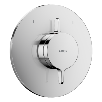  - AXOR One Bateria z mieszaczem do 2 odbiorników, podtynkowa chrom 48415000 - 48415000 - Łazienki Szydłowski