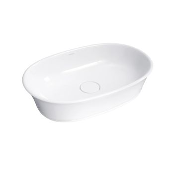 - OMNIRES CLASSICA umywalka nablatowa 61 x 40 cm biały połysk CLASSICAUNBP - CLASSICAUNBP - Łazienki Szydłowski
