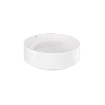 - KLUDI RESA R umywalka ceramiczna nablatowa średnica 40 cm biała 58CW1043 - 58CW1043 - Łazienki Szydłowski