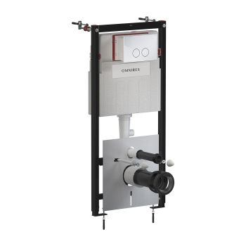  - OMNIRES SET: STRONGFRAME stelaż podtynkowy z ECO spłuk. + MINIMAL przycisk spłukujący, chrom połysk STFWCECO1MRCR - STFWCECO1M-RCR - Łazienki Szydłowski
