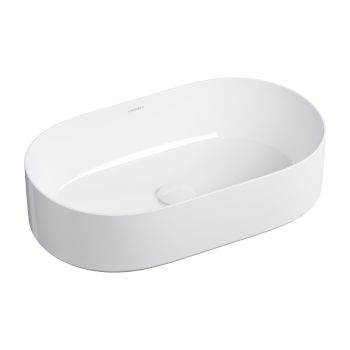 - OMNIRES MESA umywalka nablatowa, 53 x 32 cm, biały połysk MESA530BP - MESA530BP - Łazienki Szydłowski