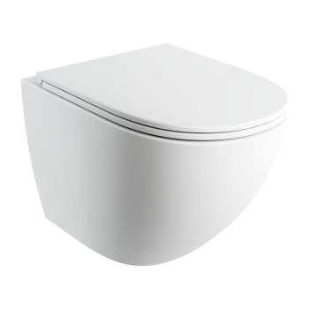  - OMNIRES OTTAWA COMFORT miska toaletowa wisząca SILENT POWER™ z deską wolnoopadającą, 54 x 37 cm, biały mat OTTAWACSPMWBM - OTTAWACSPMWBM - Łazienki Szydłowski