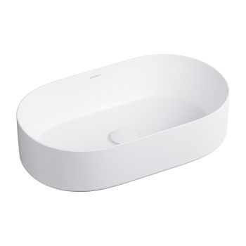  - OMNIRES MESA umywalka nablatowa, 53 x 32 cm, biały mat MESA530BM - MESA530BM - Łazienki Szydłowski