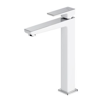 - OMNIRES PARMA bateria umywalkowa wysoka, chrom/biały połysk PM7412CRB - PM7412CRB - Łazienki Szydłowski
