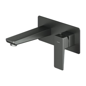  - OMNIRES PARMA bateria umywalkowa podtynkowa, grafit szczotkowany PM7415GR - PM7415GR - Łazienki Szydłowski