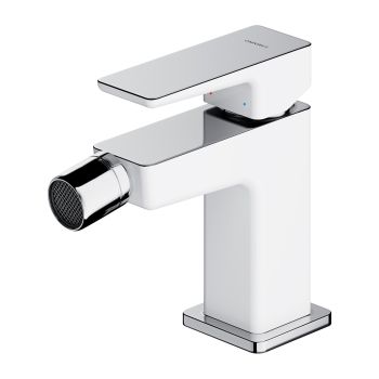 - OMNIRES PARMA bateria bidetowa, chrom/biały połysk PM7420CRB - PM7420CRB - Łazienki Szydłowski