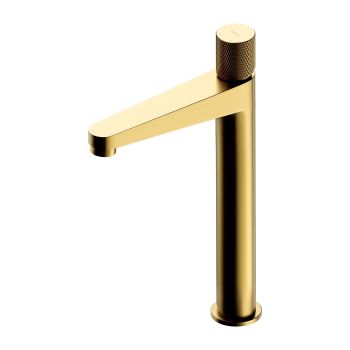 - OMNIRES CONTOUR bateria umywalkowa wysoka, złoty szczotkowany CT8012GLB - CT8012GLB - Łazienki Szydłowski