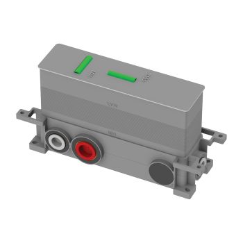- OMNIRES element podtynkowy termostatycznej baterii prysznicowo-wannowej 3-wyjściowej BOXTE3F - BOXTE3F - Łazienki Szydłowski
