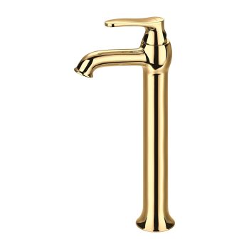- OMNIRES ART DECO bateria umywalkowa wysoka, złoty połysk AD5112GL - AD5112GL - Łazienki Szydłowski