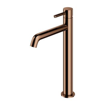  - OMNIRES Y bateria umywalkowa wysoka 31cm, miedź połysk Y1212CP - Y1212CP - Łazienki Szydłowski