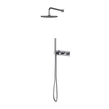 - OMNIRES CONTOUR system prysznicowy podtynkowy, chrom połysk SYSCT10CR - SYSCT10CR - Łazienki Szydłowski