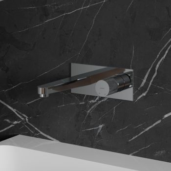 - OMNIRES CONTOUR bateria umywalkowa ścienna - podtynkowa, chrom połysk CT8015CR - CT8015CR - Łazienki Szydłowski
