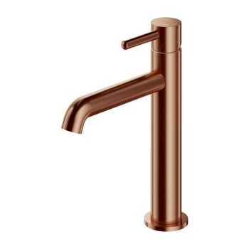 - OMNIRES Y bateria umywalkowa, 23 cm (głowica 25 mm), miedź szczotkowana Y1212CCPB - Y1212CCPB - Łazienki Szydłowski