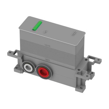 - OMNIRES element podtynkowy termostatycznej baterii prysznicowo-wannowej 2-wyjściowej BOXTE2F - BOXTE2F - Łazienki Szydłowski