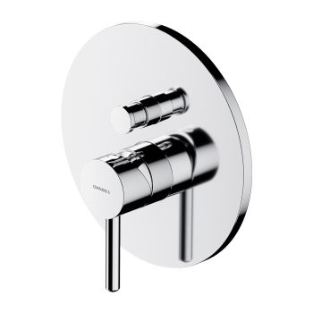  - OMNIRES Y bateria prysznicowo-wannowa podtynkowa, chrom połysk Y1235CR - Y1235CR - Łazienki Szydłowski