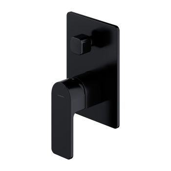 - OMNIRES BARETTI bateria prysznicowo-wannowa podtynkowa, czarny mat BA7835BL - BA7835BL - Łazienki Szydłowski