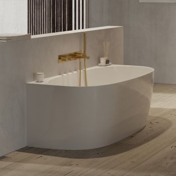  - OMNIRES CONTOUR bateria wannowa 5-otworowa podtynkowa, złoty szczotkowany CT80371GLB - CT80371GLB - Łazienki Szydłowski