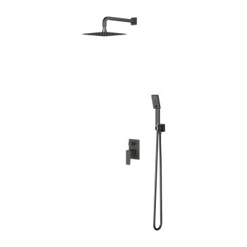 - OMNIRES PARMA system prysznicowy podtynkowy, grafit szczotkowany SYSPM10GR - SYSPM10GR - Łazienki Szydłowski