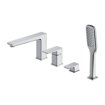 - OMNIRES PARMA bateria wannowa 4-otworowa, chrom połysk PM7432CR - PM7432CR - Łazienki Szydłowski