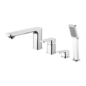  - OMNIRES APURE bateria wannowa 4-otworowa, chrom połysk AP2232CR - AP2232CR - Łazienki Szydłowski