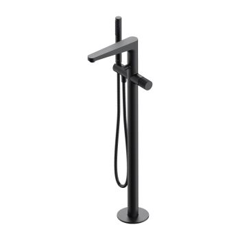- OMNIRES CONTOUR bateria wannowa wolnostojąca, antracyt szczotkowany CT8033AT - CT8033AT - Łazienki Szydłowski