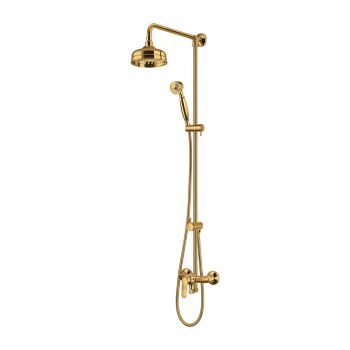  - OMNIRES ART DECO system prysznicowy natynkowy, złoty połysk AD5144GL - AD5144GL - Łazienki Szydłowski
