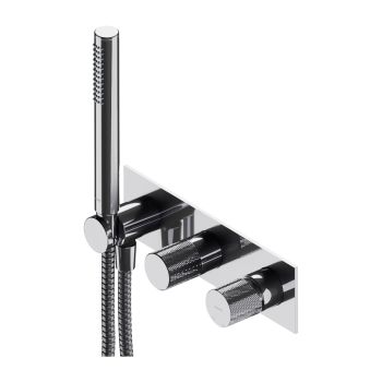 - OMNIRES CONTOUR bateria prysznicowo-wannowa podtynkowa z rączką prysznicową, chrom połysk CT80351CR - CT8035-1CR - Łazienki Szydłowski