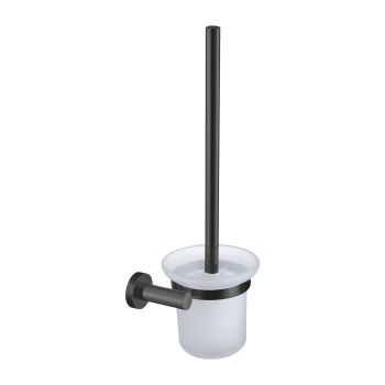 - OMNIRES MODERN PROJECT szczotka toaletowa wisząca, grafit szczotkowany MP60620GR - MP60620GR - Łazienki Szydłowski