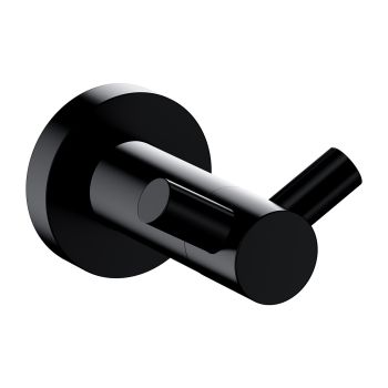 - OMNIRES MODERN PROJECT haczyk podwójny, czarny mat MP60120BL - MP60120BL - Łazienki Szydłowski