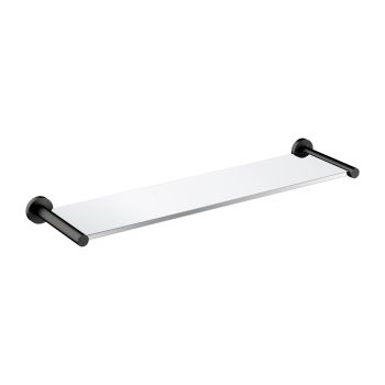 - OMNIRES MODERN PROJECT półka szklana, grafit szczotkowany MP60930GR - MP60930GR - Łazienki Szydłowski