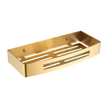 - OMNIRES UNI koszyk prysznicowy, 30 x 5 x 13 cm, złoty szczotkowany UN10331GLB - UN10331GLB - Łazienki Szydłowski