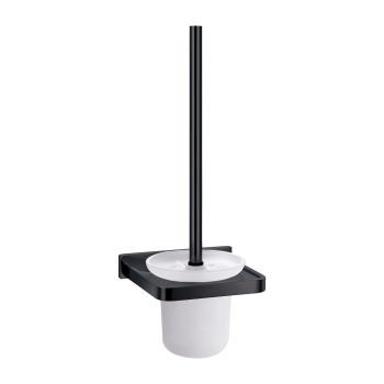 - OMNIRES DARLING szczotka toaletowa wisząca, czarny półmat DA70620BL - DA70620BL - Łazienki Szydłowski