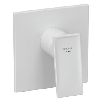  - KLUDI DECUS Podtynkowa bateria prysznicowa, biały mat 547555375 - 547555375 - Łazienki Szydłowski