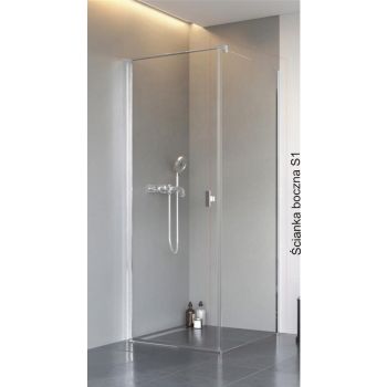 - Radaway NES KDJ I S1 ścianka boczna 100cm chrom 100391000101 - 10039100-01-01 - Łazienki Szydłowski
