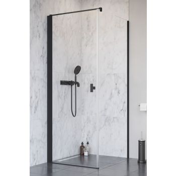 - Radaway NES KDJ I drzwi do kabiny prysznicowej 80cm lewe czarne 100220805401L - 10022080-54-01L - Łazienki Szydłowski