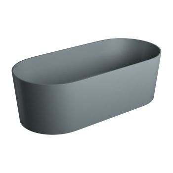  - OMNIRES OVO M+ wanna wolnostojąca, 160 x 75 cm, ash grey mat OVOWWAG - OVOWWAG - Łazienki Szydłowski